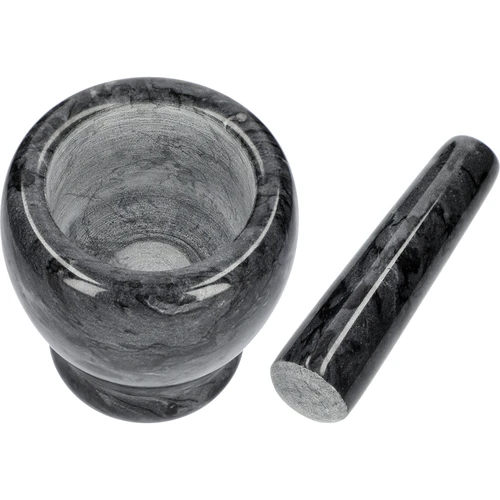 Mramorový kuchynský mažiar, čierny, fi 10,5 cm - 6 ['mažiar', ' mažiar s tĺčikom', ' mramorový mažiar', ' kamenný mažiar', ' mažiar z kameňa', ' kuchynský mažiar', ' mažiar na bylinky', ' mažiar z mramoru', ' ozdobný mažiar', ' kuchynský mažiar', ' mažiar na bylinky', ' mažiar na korenie', ' elegantný mažiar', ' pekný mažiar']