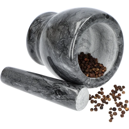 Mramorový kuchynský mažiar, čierny, fi 10,5 cm - 9 ['mažiar', ' mažiar s tĺčikom', ' mramorový mažiar', ' kamenný mažiar', ' mažiar z kameňa', ' kuchynský mažiar', ' mažiar na bylinky', ' mažiar z mramoru', ' ozdobný mažiar', ' kuchynský mažiar', ' mažiar na bylinky', ' mažiar na korenie', ' elegantný mažiar', ' pekný mažiar']