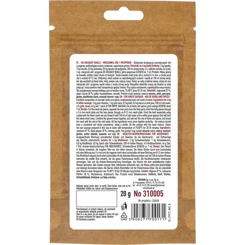 Na bielu klobásu - zmes byliniek a korenín - 2