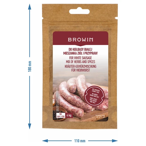 Na bielu klobásu - zmes byliniek a korenín - 5