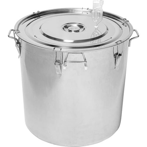 Nádoba z nehrdzavejúcej ocele 161 L s vekom - 3 ['nádoba na fermentáciu', ' domáce víno', ' domáce pivo', ' fermentačná nádoba', ' vinárstvo', ' pivovarníctvo']