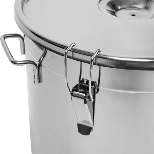 Nádoba z nehrdzavejúcej ocele 30 l s vekom - 5 ['nádoba s vekom', ' vinárstvo', ' pivovarníctvo', ' fermentačná nádoba', ' na fermentáciu']