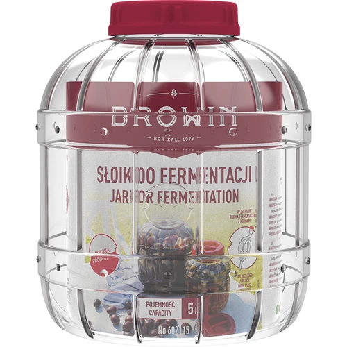 Neporušiteľný, multifunkčný pohár na fermentáciu, 5 L - 2 ['neporušiteľný pohár', ' plastový pohár', ' pohár z plastu', ' pohár na víno', ' pohár na cider', ' na fermentáciu vína', ' pohár s fermentačnou trubičkou', ' pohár 5L']