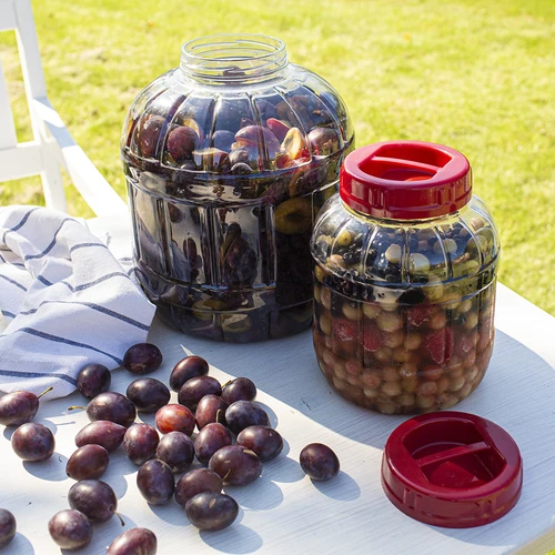 Neporušiteľný, multifunkčný pohár na fermentáciu, 5 L - 4 ['neporušiteľný pohár', ' plastový pohár', ' pohár z plastu', ' pohár na víno', ' pohár na cider', ' na fermentáciu vína', ' pohár s fermentačnou trubičkou', ' pohár 5L']