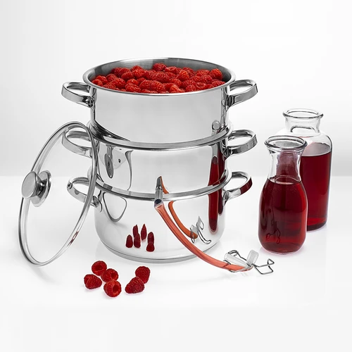 Nerezový odšťavovač s parným hrncom 5 L - 11 ['parný odšťavovač', ' parný hrniec', ' nerezový odšťavovač', ' odšťavovač indukcia', ' plynový sporák', ' 5 L', ' na šťavy', ' domáca šťava']