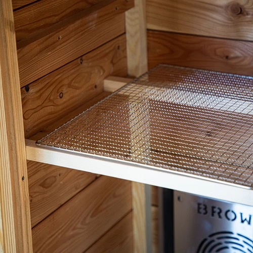 Nerezový sieťový rošt do drevenej/preglejkovej udiarne dragON 330339, 330341, 330340, 330360 - 5