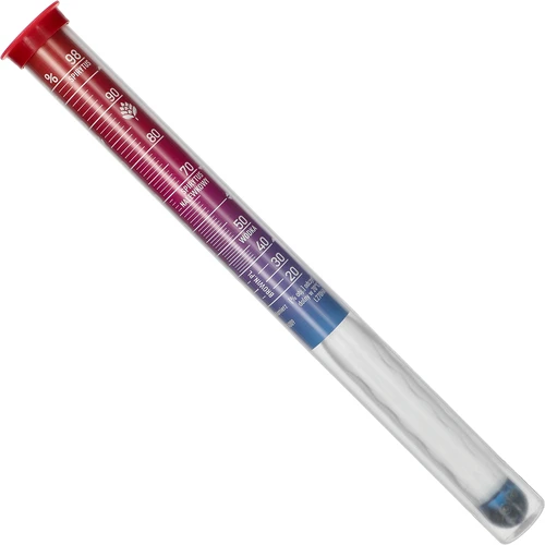 Nerozbitný alkoholomer so skúmavkou, rozsah merania 20-98 % - 3