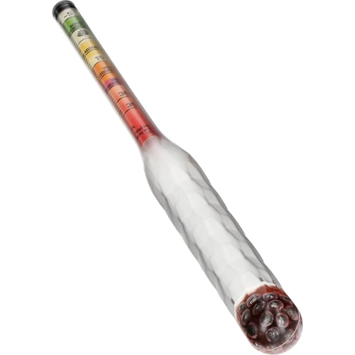 Nerozbitný cukromer s skúmavkou, rozsah merania: -5-35°Blg - 2 ['cukromer', ' nerozbitný cukromer', ' bezpečný cukromer', ' nerozbitný merač cukru na víno', ' areometer na kvapaliny', ' meranie balinga vína', ' prístroj na meranie cukru', ' jednoduché meranie cukru v nastaveniach', ' meranie cukru v mladine', ' meranie obsahu cukru', ' ukazovateľ obsahu cukru v nastaveniach', ' cukromer s čitateľnou stupnicou', ' aký cukromer vybrať', ' darček pre výrobcu nápojov', ' inovatívny merač na pitné kvapaliny', ' ukazovateľ hladiny cukru v kvapalinách', ' na výrobu nápojov']