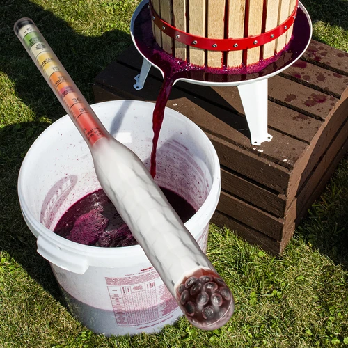 Nerozbitný cukromer so skúmavkou, merací rozsah: -5-35 °Blg - 8