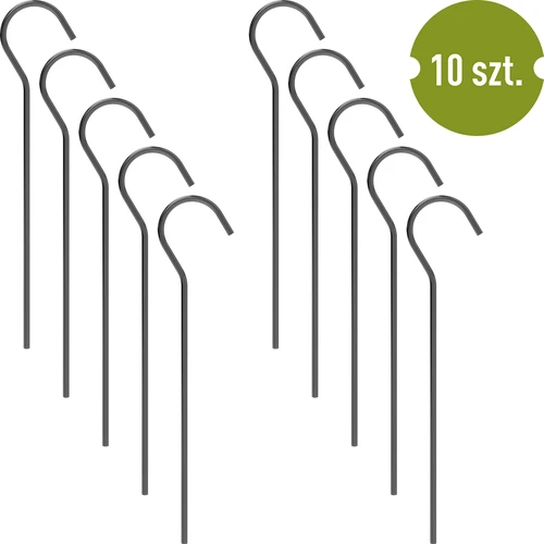 Ohnuté stanové kolíky - 10 ks. - 2 ['na upevnenie stanov', ' stanové kolíky', ' kolíky do stanu', ' kotvy na agrotextíliu', ' kotvy', ' kolíky na sieť proti krtom', ' kolík na agrotextíliu', ' kolíky na upevnenie stanov', ' kolíky do skleníka', ' kolíky do záhrady', ' upevňovacie kolíky', ' stanové kolíky', ' upevňovacie stanové kolíky', ' stanové kolíky', ' oceľové kolíky', ' ohnuté kolíky.']