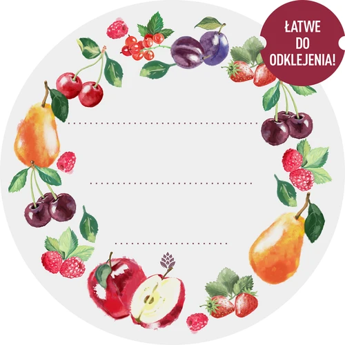 Okrúhle etikety fi 50mm na viečka/poháre - 20ks  - 1 ['etikety na poháre', ' etikety na džemy', ' univerzálne etikety', ' okrúhle etikety na poháre', ' etikety na zaváraniny', ' etikety na fľaše', ' nálepky na poháre', ' nálepky na zaváraniny', ' nálepky na džemy', ' nálepky na fľaše', ' samolepiace etikety', ' prírodné etikety', ' béžové etikety', ' ovocné etikety', ' dekoratívne samolepiace etikety', ' prázdne etikety']