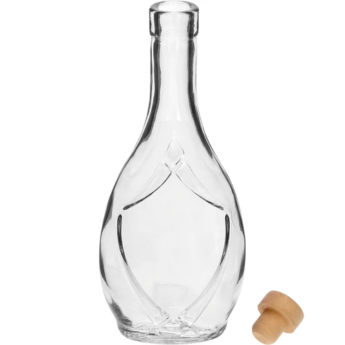 Ozdobná fľaša ICONA 250 ml, s hríbikovou korkovou zátkou, 1 ks - 2