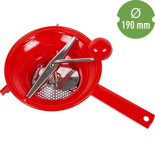 Pasírovač na zeleninu a ovocie - 4 ['pasírovač', ' pasírovač na paradajky', ' ručný pasírovač', ' na mäkké ovocie', ' na detské pyré', ' na pretlaky', ' paradajkový pretlak']
