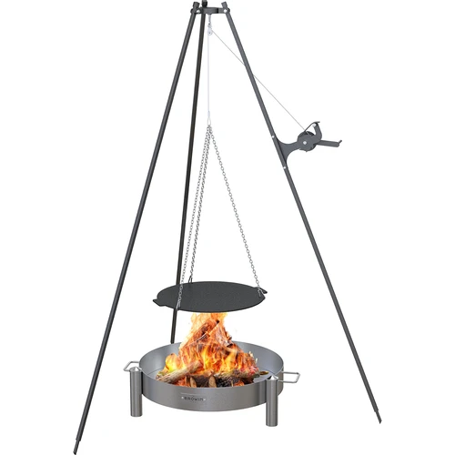Patelnia grillowa, żeliwna, fi 44 cm - 12