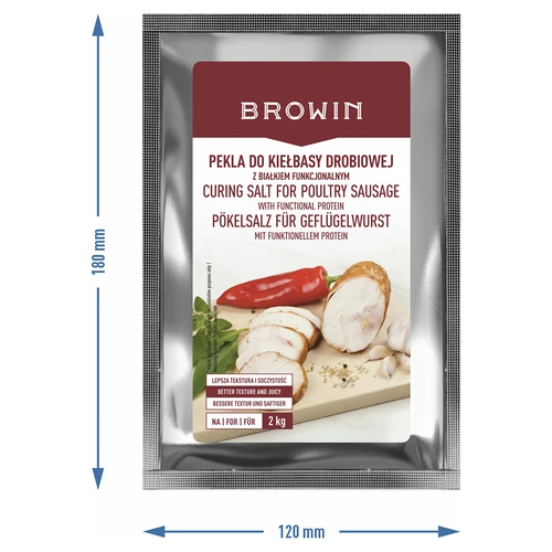 Peklosól - Pekla na hydinovú klobásu, s funkčnou bielkovinou, 60 g - 4