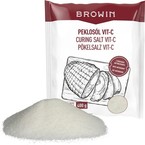 Peklosól Vit-C - 400 g - 3 ['peklosól', ' pekla', ' soľ na nakladanie', ' nakladacia soľ', ' soľ na mäso', ' nakladacia soľ na mäso', ' konzervácia mäsa', ' konzervácia mias', ' konzervácia údenín', ' na nakladanie', ' nakladacia zálievka', ' vitamín C', ' askorbát sodný']