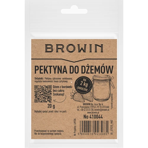 Pektín na džemy - citrusový amidovaný na želírovanie, 20 g  - 1 ['želírovacia látka', ' na džemy a marmelády', ' na vegánske želé', ' chutné džemy', ' marmelády', ' pektín na džemy', ' ako urobiť nízkosladké džemy', ' výhody pektínu', ' zahusťovanie džemu', ' ideálna konzistencia džemu', ' amidovaný pektín', ' pektín z citrusov', ' želírovanie konzerv']
