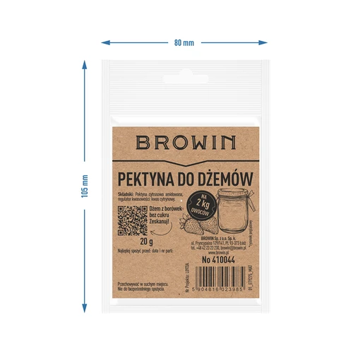 Pektín na džemy - citrusový amidovaný na želírovanie, 20 g - 4 ['želírovacia látka', ' na džemy a marmelády', ' na vegánske želé', ' chutné džemy', ' marmelády', ' pektín na džemy', ' ako urobiť nízkosladké džemy', ' výhody pektínu', ' zahusťovanie džemu', ' ideálna konzistencia džemu', ' amidovaný pektín', ' pektín z citrusov', ' želírovanie konzerv']