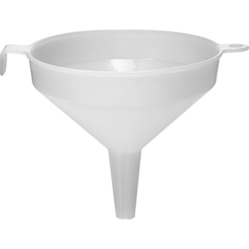 Plastový lievik fi 10 cm  - 1 ['lievik na fľaše', ' lievik na víno', ' lievik na šťavu', ' okrúhly lievik', ' plastový lievik', ' dobrý lievik', ' lieviky z plastu', ' lievik na tekutiny', ' lievik na plnenie fliaš', ' prelievanie šťavy', ' prelievanie vína', ' prelievanie do fliaš', ' biely lievik']