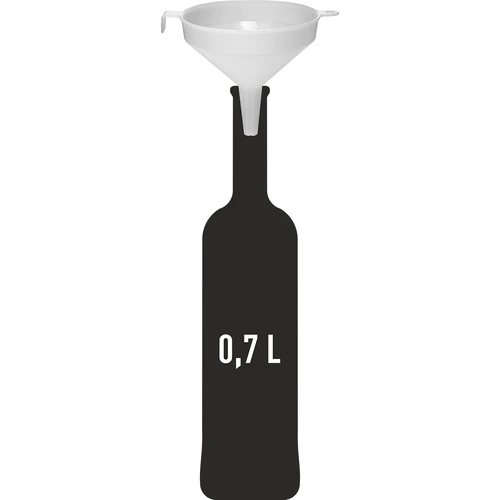 Plastový lievik fi 10 cm - 2 ['lievik na fľaše', ' lievik na víno', ' lievik na šťavu', ' okrúhly lievik', ' plastový lievik', ' dobrý lievik', ' lieviky z plastu', ' lievik na tekutiny', ' lievik na plnenie fliaš', ' prelievanie šťavy', ' prelievanie vína', ' prelievanie do fliaš', ' biely lievik']