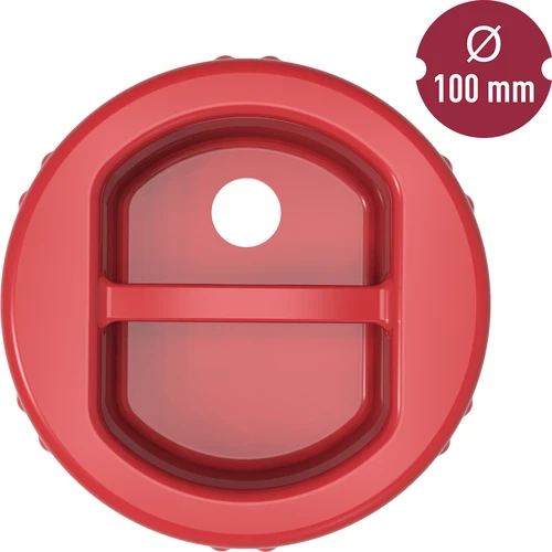 Plastový uzáver fi 100 twist-off s otvorom a korkom - 3 ['uzáver z plastu', ' uzáver na poháre', ' uzáver na balóny', ' uzáver s korkom', ' uzáver na fermentáciu', ' kork na fermentáciu', ' tesný uzáver', ' uzáver fi 100', ' uzáver s držadlom', ' plastové uzávery', ' uzávery twist-off']