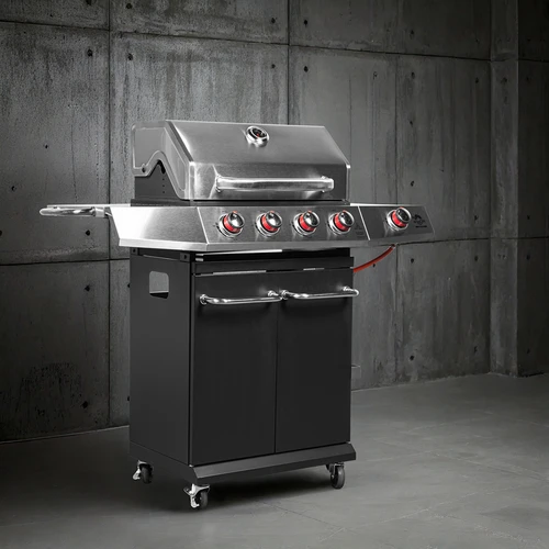 Plynový gril dragON BBQ101, 11,7 kW, čierno-strieborný - 4 ['plynový gril', ' moderný gril', ' aký gril kúpiť', ' aký gril vybrať', ' liatinový rošt', ' bočný horák', ' teplomer vo veku', ' bočná polica grilu', ' gril na wok', ' mobilný gril', ' gril na pizzu', ' gril s kolieskami', ' ľahké čistenie grilu', ' gril s vysokým výkonom', ' ergonomické ovládače grilu', ' gril s moderným dizajnom', ' aromatizátory na horáky grilu', ' príslušenstvo na gril', ' gril za dobrú cenu', ' stabilný gril', ' najlepšie grilovanie', ' vybavenie na grilovanie', ' pevný gril', ' multifunkčný gril', ' funkčný gril', ' grilovanie zeleniny']