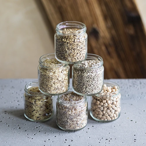 Pohár 212 ml fi66/4 s bordovým viečkom 6 ks. - 6