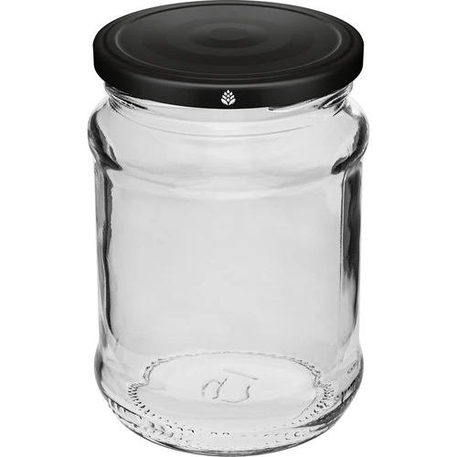 Pohár 250 ml fi 66/4 čierne viečko - 6 ks. - 2 ['súprava pohárov', ' poháre na kvasenie', ' poháre na džemy', ' poháre s viečkami', ' poháre fi 66', ' poháre s viečkami 4 úchyty', ' poháre s čiernymi viečkami', ' na zaváranie', ' na konzervovanie', ' nádoba na korenie']