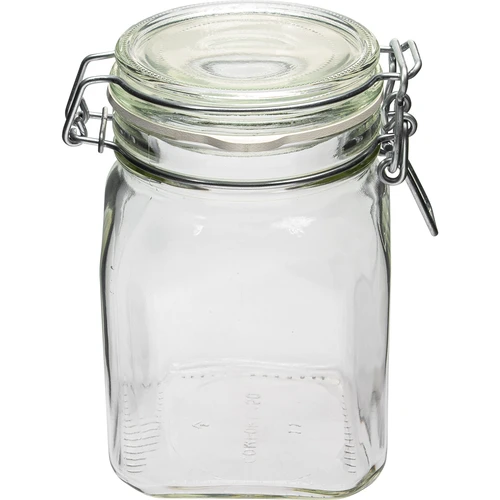 Pohár Comfort 750 ml štvorcový, hermeticky uzatvárateľný - 2 ['pohár na zaváraniny', ' poháre na zaváraniny', ' obyčajný pohár', ' obyčajné poháre', ' lacné poháre']