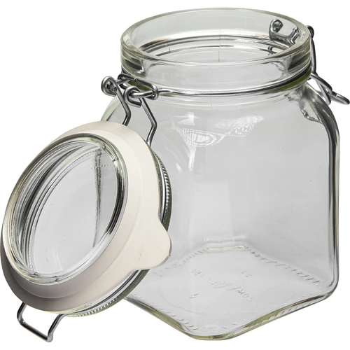 Pohár Comfort 750 ml štvorcový, hermeticky uzatvárateľný - 3 ['pohár na zaváraniny', ' poháre na zaváraniny', ' obyčajný pohár', ' obyčajné poháre', ' lacné poháre']