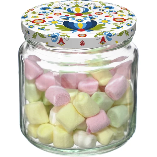 Pohár s objemom 212 ml, s farebnými viečkami ø 66. - 6 ['pohár', ' pohárik', ' malý pohár', ' pohár na korenie', ' pohárik']
