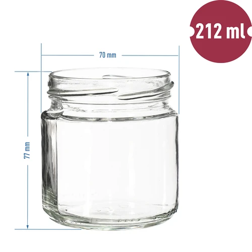 Pohár s objemom 212 ml, s farebnými viečkami ø 66. - 7 ['pohár', ' pohárik', ' malý pohár', ' pohár na korenie', ' pohárik']