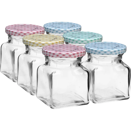 Pohár TO 120 ml Štyri rohy fi 53 viečko - 6 ks.  - 1 ['poháre', ' malé poháre', ' pohárik', ' sklenený pohár', ' sklenené poháre', ' pohár s viečkom', ' poháre na zaváraniny', ' pohár na zaváranie', ' poháre na zaváranie', ' poháre na korenie', ' pohár na džem', ' pohár na konfitúry', ' pohár na med', ' pohárik na med']
