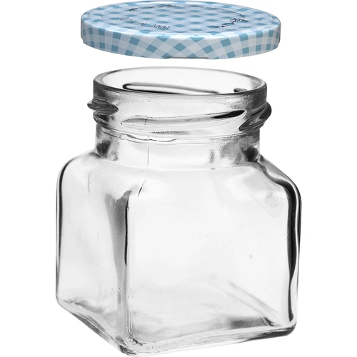 Pohár TO 120 ml Štyri rohy fi 53 viečko - 6 ks. - 3 ['poháre', ' malé poháre', ' pohárik', ' sklenený pohár', ' sklenené poháre', ' pohár s viečkom', ' poháre na zaváraniny', ' pohár na zaváranie', ' poháre na zaváranie', ' poháre na korenie', ' pohár na džem', ' pohár na konfitúry', ' pohár na med', ' pohárik na med']