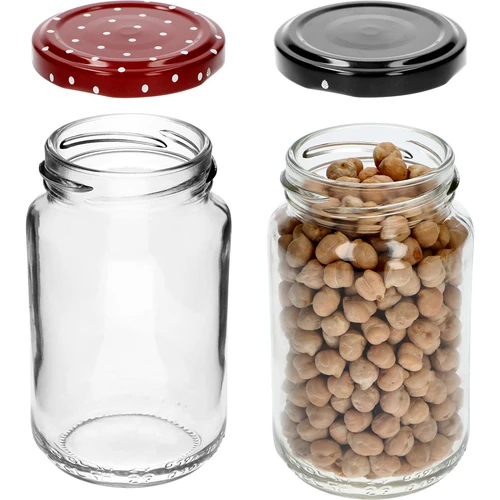 Pohár TO 190ml s farebným viečkom fi 53 - 8 ks. - 7 ['poháre', ' malé poháre', ' pohárik', ' sklenený pohár', ' sklenené poháre', ' pohár s viečkom', ' poháre na zaváraniny', ' pohár na zaváranie', ' poháre na zaváranie', ' poháre na koreniny', ' pohár na džem', ' pohár na konfitúry', ' pohár na med', ' poháriky TO 190 ml']