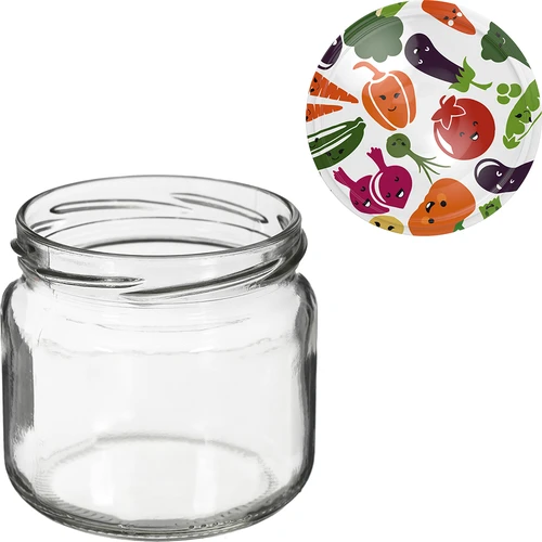 Pohár TO 370 ml s farebným viečkom fi82/6- 6 ks. - 6 ['poháre', ' malé poháre', ' pohárik', ' sklenený pohár', ' sklenené poháre', ' pohár s viečkom', ' poháre na zaváraniny', ' pohár na zaváranie', ' poháre na zaváranie', ' poháre na korenie', ' pohár na džem', ' pohár na konfitúry', ' pohár na med', ' pohárik na med']