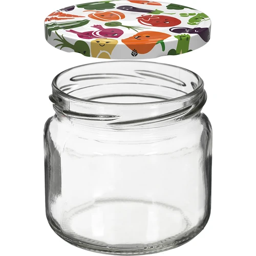 Pohár TO 370 ml s farebným viečkom fi82/6- 6 ks. - 3 ['poháre', ' malé poháre', ' pohárik', ' sklenený pohár', ' sklenené poháre', ' pohár s viečkom', ' poháre na zaváraniny', ' pohár na zaváranie', ' poháre na zaváranie', ' poháre na korenie', ' pohár na džem', ' pohár na konfitúry', ' pohár na med', ' pohárik na med']