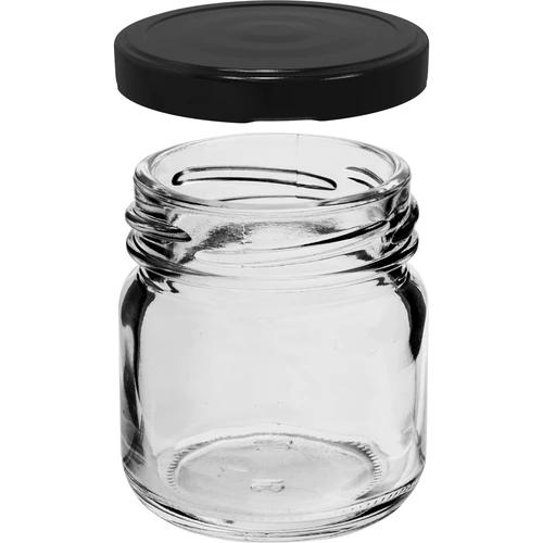 Pohár TO 40 ml s farebným viečkom fi 43 - 10 ks. - 3 ['pohár na džem', ' pohár s ozdobným viečkom', ' pohár TO', ' pohár 40 ml', ' poháre na med']