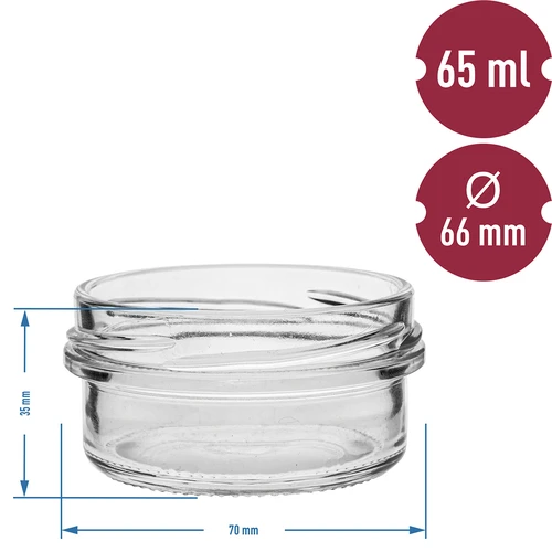 Pohár TO 65 ml s farebným viečkom fi66 - 6 ks. - 6 ['pohár', ' pohárik', ' pohárček', ' 65 ml', ' fi66']