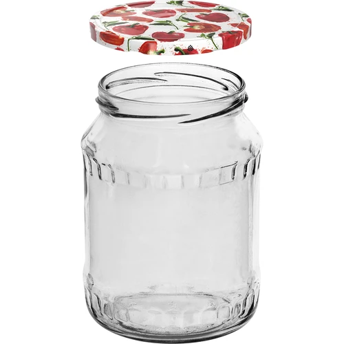 Pohár TO 720 ml s farebným viečkom fi 82/6 - 6 ks. - 3 ['súprava pohárov', ' poháre na džemy', ' pohár na zaváraniny', ' pohár na zaváraniny', ' poháre s viečkami', ' poháre fi 82', ' poháre s farebnými viečkami', ' poháre na zaváraniny', ' poháre na zaváranie', ' poháre na mäso', ' pohárovka', ' poháre na pasterizáciu', ' mäso v pohári']