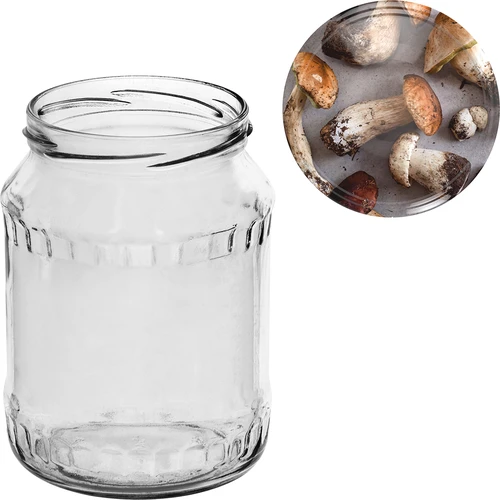 Pohár TO 720 ml s farebným viečkom fi 82/6 - 6 ks. - 10 ['súprava pohárov', ' poháre na džemy', ' pohár na zaváraniny', ' pohár na zaváraniny', ' poháre s viečkami', ' poháre fi 82', ' poháre s farebnými viečkami', ' poháre na zaváraniny', ' poháre na zaváranie', ' poháre na mäso', ' pohárovka', ' poháre na pasterizáciu', ' mäso v pohári']