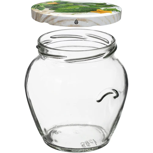 Pohár TO Amfora 580 ml s farebným viečkom fi82/6-6ks. - 3 ['pohár na zaváraniny', ' ozdobný pohár', ' zaváracie poháre', ' pohár na kompót', ' pohár na zeleninové šaláty', ' pohár na nakladanú zeleninu', ' pohár na nakladané huby', ' pohár s ozdobným viečkom', ' sada pohárov', ' pohár 0', '5 L']