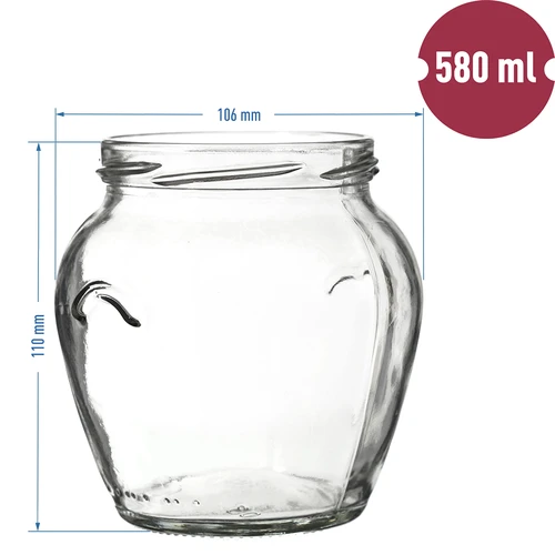 Pohár TO Amfora 580 ml s farebným viečkom fi82/6-6ks. - 6 ['pohár na zaváraniny', ' ozdobný pohár', ' zaváracie poháre', ' pohár na kompót', ' pohár na zeleninové šaláty', ' pohár na nakladanú zeleninu', ' pohár na nakladané huby', ' pohár s ozdobným viečkom', ' sada pohárov', ' pohár 0', '5 L']