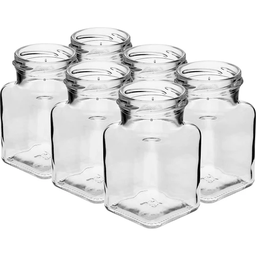 Pohár twist off 150ml Štyri rohy fi 53 s čiernym viečkom, 6 ks. - 3 ['poháre na zaváraniny', ' poháre 150ml', ' poháre s viečkami twist-off', ' poháre s viečkami click', ' súprava pohárov', ' poháre na zaváraniny', ' poháre s farebnými viečkami', ' farebné viečka', ' poháre na džemy', ' poháre na koreniny', ' pohár', ' pohár s viečkom']