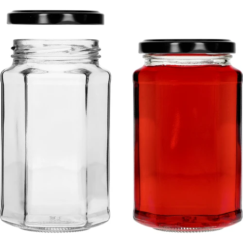 Pohár twist off 385ml s čiernym viečkom fi 63, 6 ks. - 4 ['ozdobné poháre', ' poháre', ' poháre s viečkami', ' poháre na zaváraniny', ' elegantné poháre', ' poháre na džemy', ' poháre na zaváraniny', ' poháre do špajze', ' súprava pohárov', ' poháre s viečkami', ' les v pohári', ' dekoratívne poháre', ' dekoratívny pohár', ' pohár na mäso', ' mäso v pohári', ' mäso v pohári']