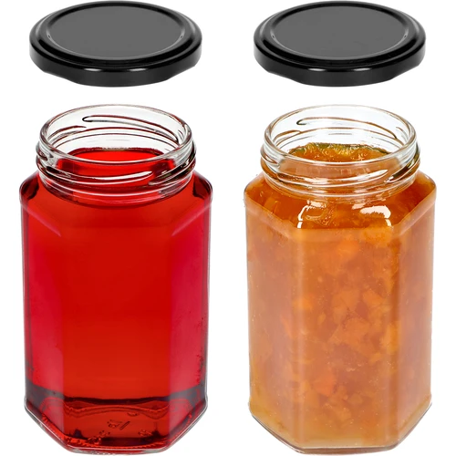 Pohár twist off 385ml s čiernym viečkom fi 63, 6 ks. - 5 ['ozdobné poháre', ' poháre', ' poháre s viečkami', ' poháre na zaváraniny', ' elegantné poháre', ' poháre na džemy', ' poháre na zaváraniny', ' poháre do špajze', ' súprava pohárov', ' poháre s viečkami', ' les v pohári', ' dekoratívne poháre', ' dekoratívny pohár', ' pohár na mäso', ' mäso v pohári', ' mäso v pohári']