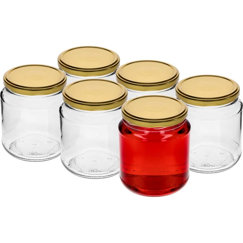 Pohár twist-off, hrubáčik 580ml so zlatým viečkom fi82/6, 6 ks. - 2 ['poháre', ' pohár', ' sada pohárov', ' nádoby', ' sklenené nádoby', ' poháre na skladovanie', ' kuchynské poháre', ' poháre zo skla', ' poháre s kovovým viečkom', ' poháre na skladovanie potravín', ' poháre na zaváraniny', ' poháre na bylinky', ' poháre na kávu', ' poháre na čaj', ' poháre do umývačky', ' sklenený pohár', ' pohár s viečkom', ' sada pohárov', ' poháre na džemy', ' hrubáčik', ' pohár hrubáčik']