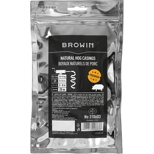 Prémiové bravčové črevá 28/30mm, 3-8m, 20m - 2 ['na domácu klobásu', ' črevá na bielu klobásu', ' urob si sám', ' domáca klobása', ' prémiové črevá', ' domáce výrobky', ' prírodné črevá v úsekoch', ' výroba klobásy', ' ako urobiť klobásu', ' robíme klobásu']