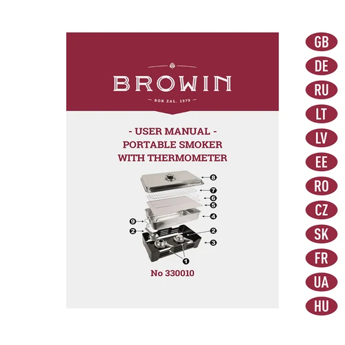 Prenosná udiareň s teplomerom a ovocnými drevenými štiepkami - 8 ['udiareň', ' udiaren', ' údenie', ' údenie', ' údiť', ' údiť', ' údenina', ' údeniny', ' údený pstruh', ' údený syr', ' údená panenka']