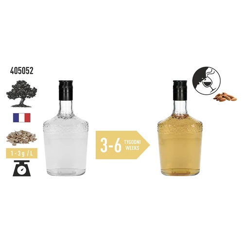 Prírodné dubové vločky na aromatizáciu alkoholov (whisky, biele víno), 50 g - 6 ['dubové chipsy', ' dubové vločky', ' prírodné dubové vločky', ' nepražené dubové vločky', ' dubové vločky na whisky', ' vločky na víno', ' dubové vločky na víno', ' zrenie vína', ' aromatizácia vína', ' na alkohol', ' prísady do alkoholu', ' chuťové prísady', ' dubové vločky 50 g', ' prírodné dubové štiepky', ' dubové hobliny', ' francúzske dubové vločky']